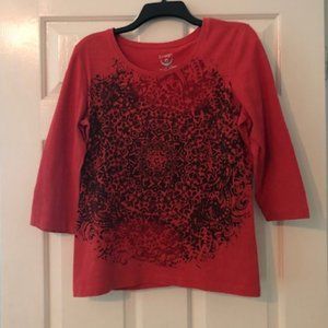 Chico's Zenergy 3/4 Sleeve Top 12 L Chico's 2